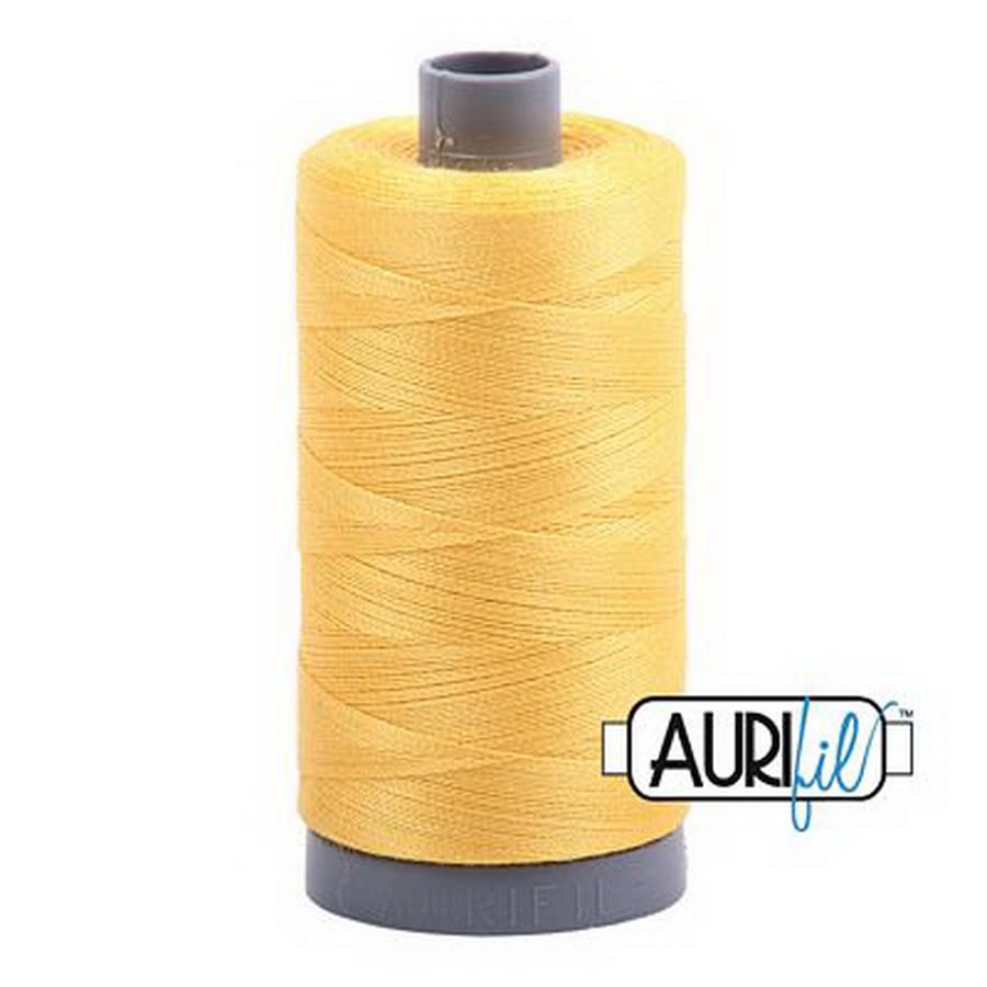 Aurifil Cotton Mako Thread 28wt 820yd 6ct PALE YELLOW