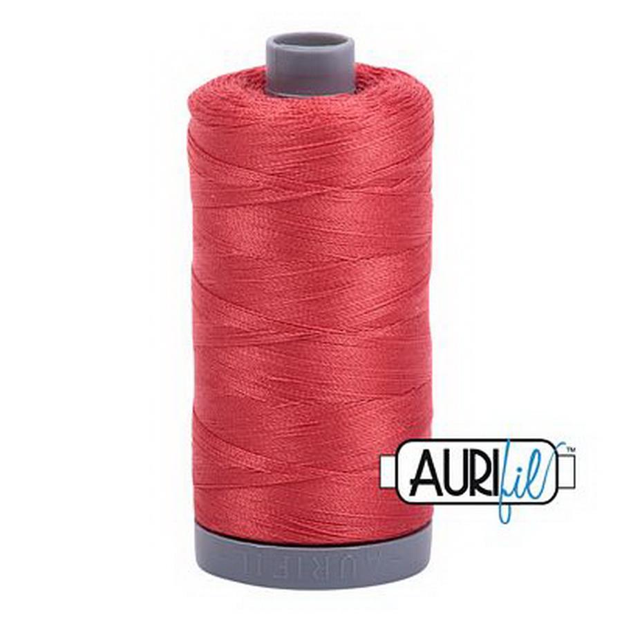 Cotton Mako Thread 28wt 820yd 6ct DARK RED ORANGE BOX06