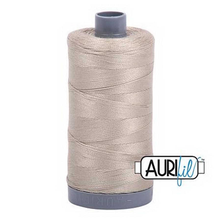 Aurifil Cotton Mako Thread 28wt 820yd 6ct STONE