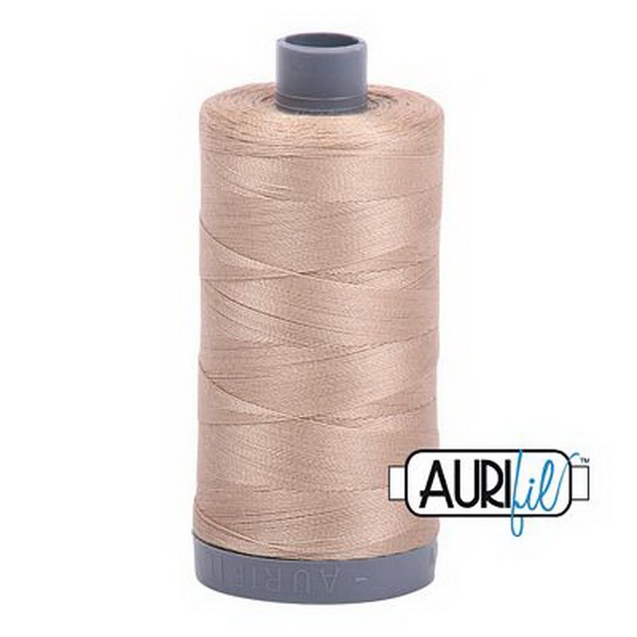 Aurifil Cotton Mako Thread 28wt 820yd 6ct SAND