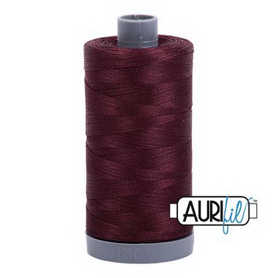 Aurifil Cotton Mako Thread 28wt 820yd 6ct DARK WINE