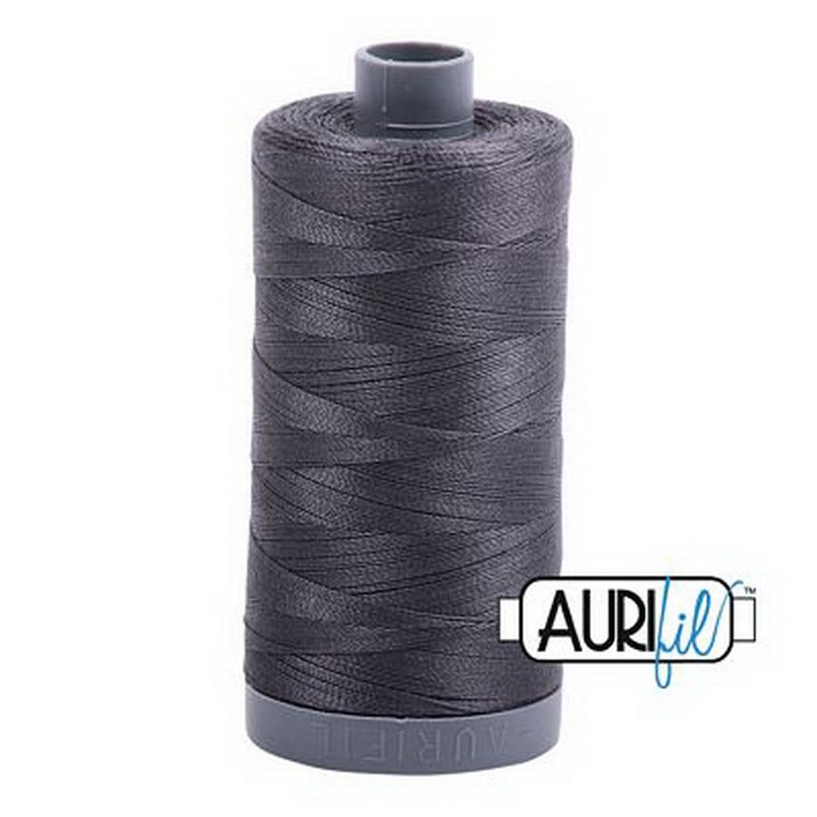 Aurifil Cotton Mako Thread 28wt 820yd 6ct DARK PEWTER