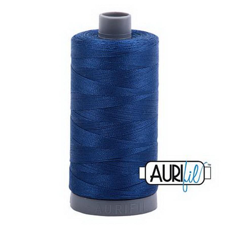 Aurifil Cotton Mako Thread 28wt 820yd 6ct DARK DELFT BLUE
