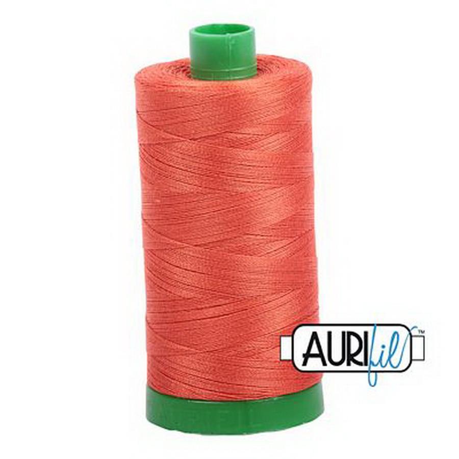 Aurifil Cotton Mako Thread 40wt 1000m Box of 6 DUSTY ORANGE