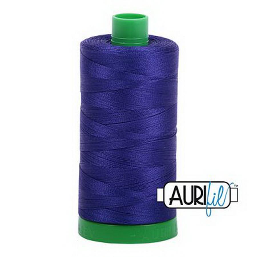 Aurifil Cotton Mako Thread 40wt 1000m Box of 6 BLUE VIOLET
