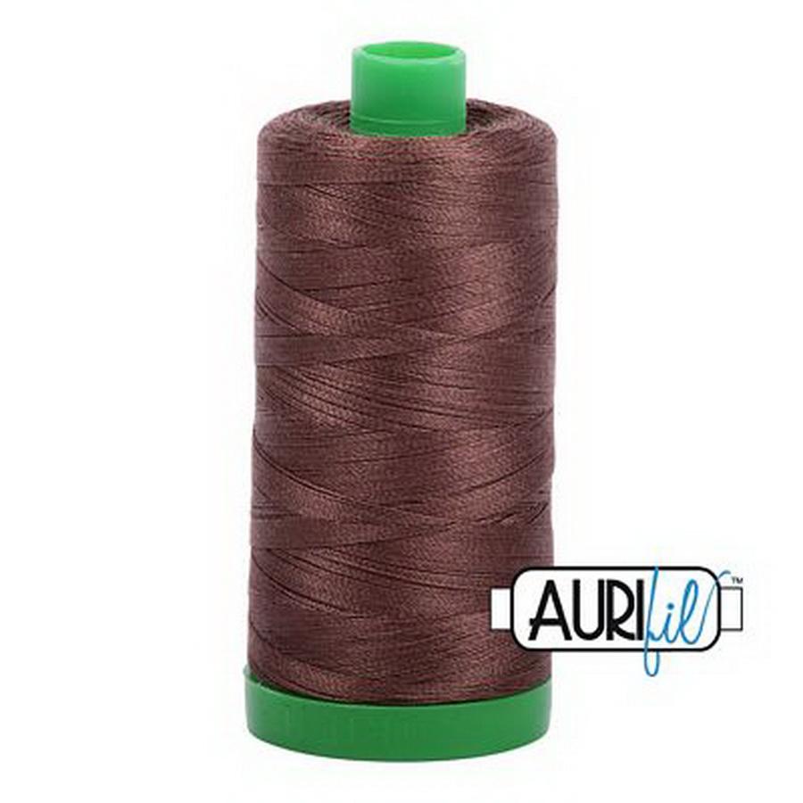 Aurifil Cotton Mako Thread 40wt 1000m Box of 6 MEDIUM BARK