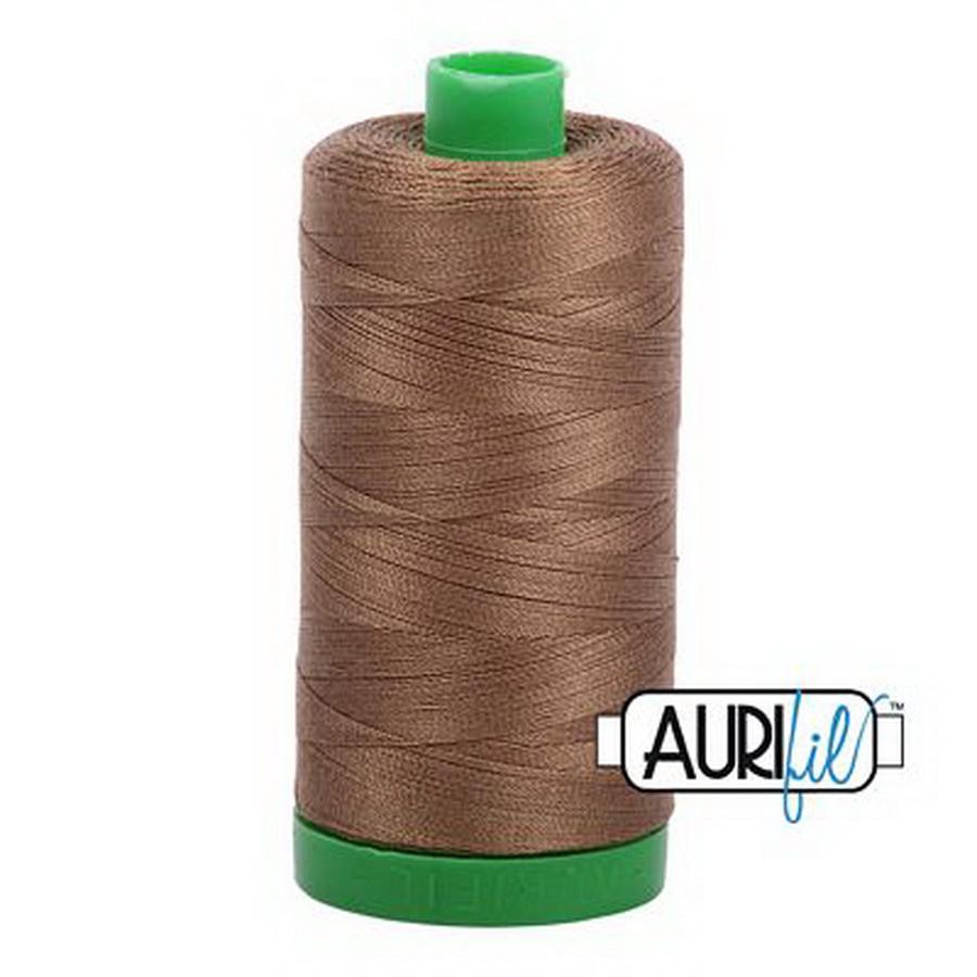 Aurifil Cotton Mako Thread 40wt 1000m Box of 6 DARK SANDSTONE