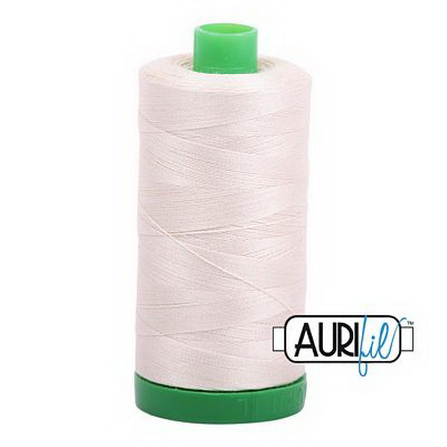 Aurifil Cotton Mako Thread 40wt 1000m Box of 6 LIGHT SAND