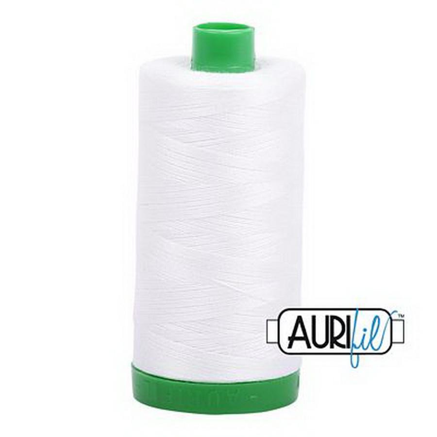 Cotton Mako Thread 40wt 1000m 6ct NATURAL WHITE BOX06