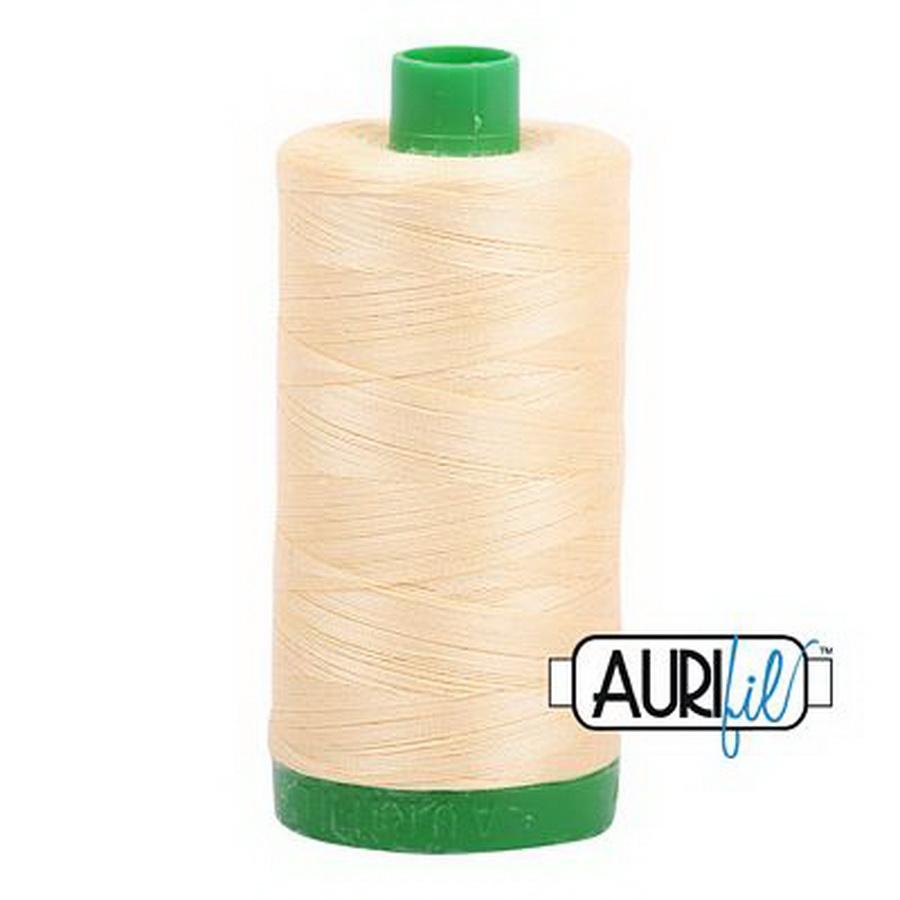 Aurifil Cotton Mako Thread 40wt 1000m Box of 6 CHAMPAGNE