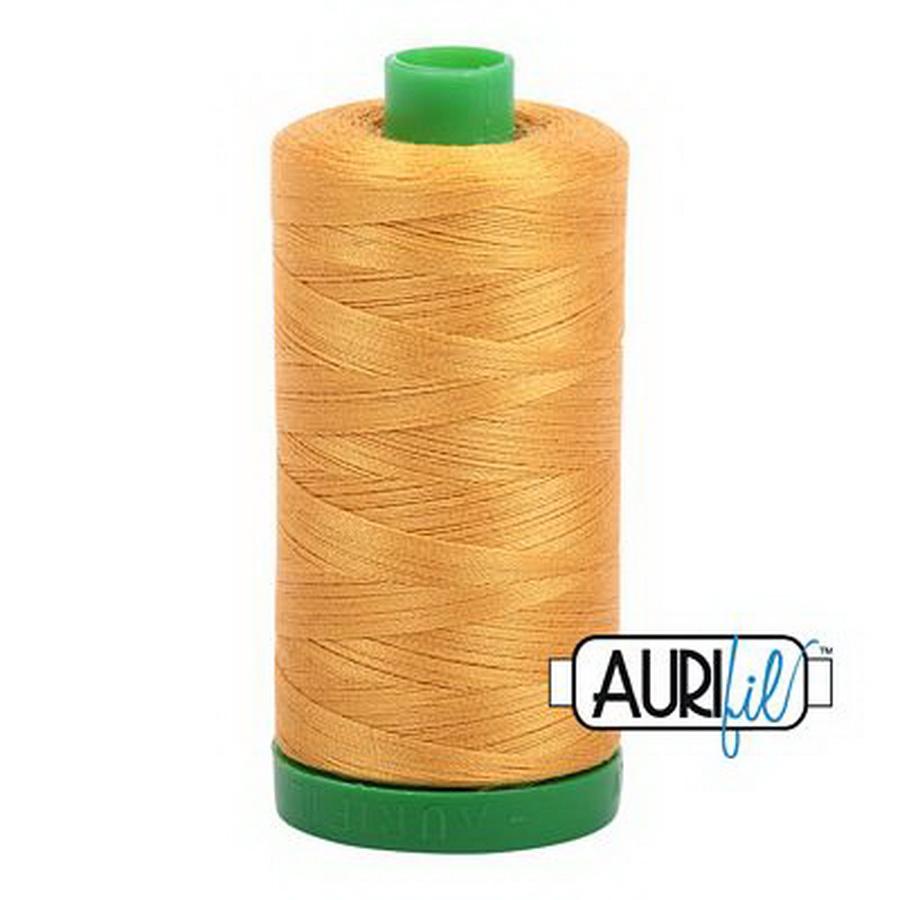 Aurifil Cotton Mako Thread 40wt 1000m Box of 6 ORANGE MUSTARD