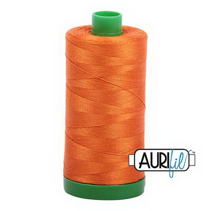 Aurifil Cotton Mako Thread 40wt 1000m Box of 6 PUMPKIN