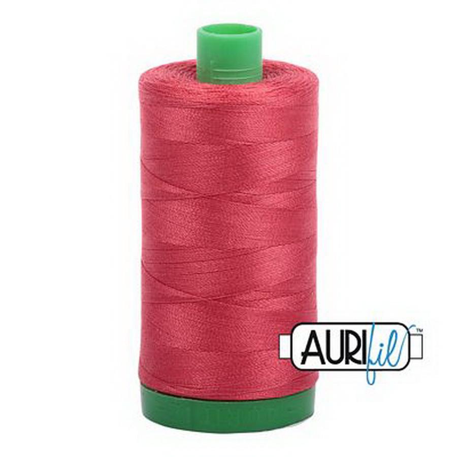 Aurifil Cotton Mako Thread 40wt 1000m Box of 6 MEDIUM PEONY