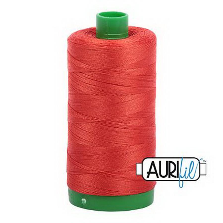 Cotton Mako Thread 40wt 1000m 6ct RED ORANGE BOX06
