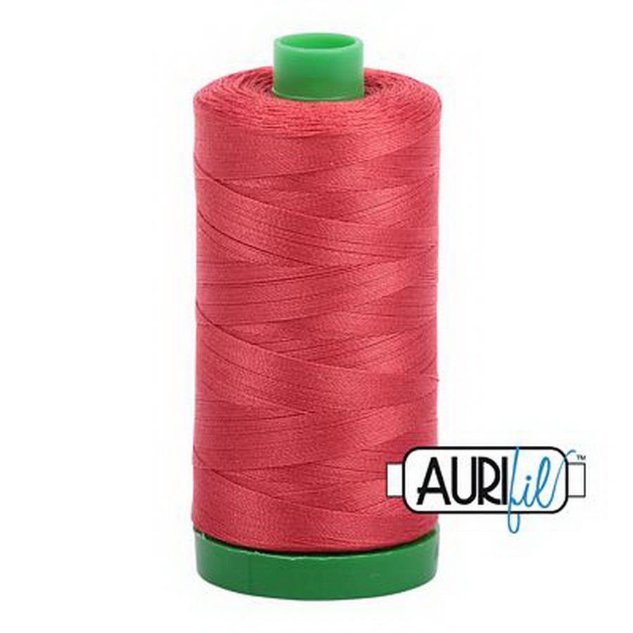 Cotton Mako Thread 40wt 1000m 6ct DARK RED ORANGE BOX06