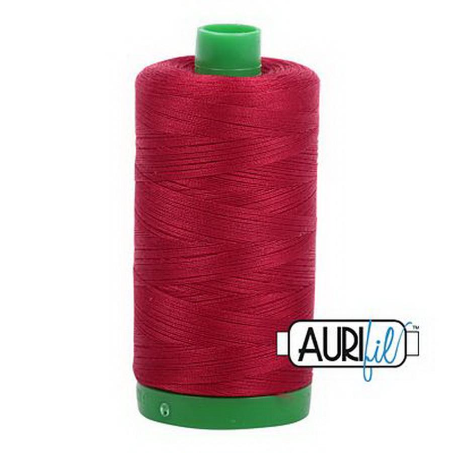 Aurifil Cotton Mako Thread 40wt 1000m Box of 6 RED WINE
