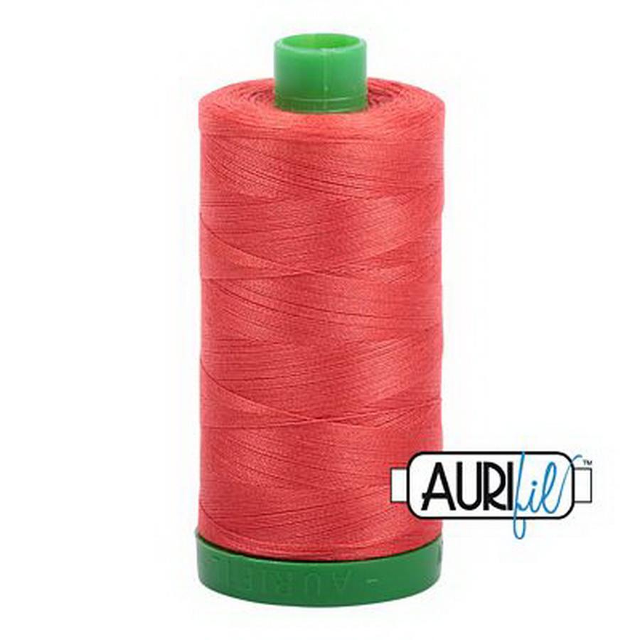 Cotton Mako Thread 40wt 1000m 6ct LIGHT RED ORANGE BOX06