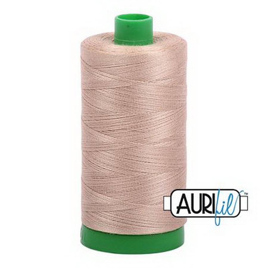Aurifil Cotton Mako Thread 40wt 1000m Box of 6 SAND