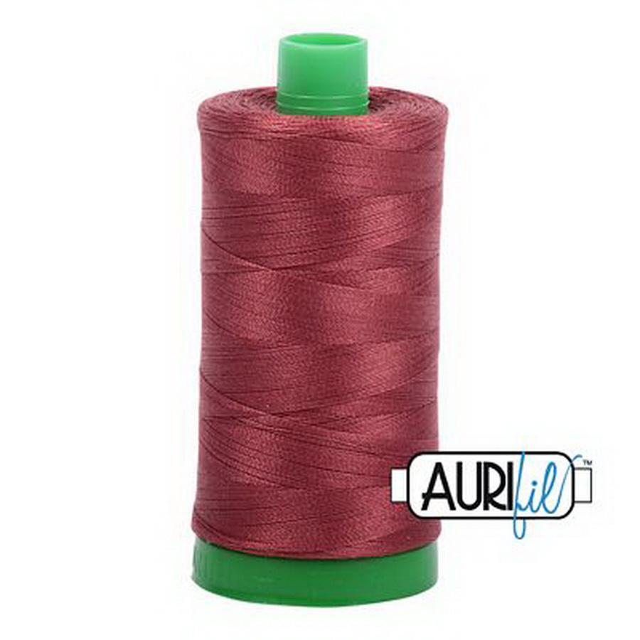 Aurifil Cotton Mako Thread 40wt 1000m Box of 6 RAISIN
