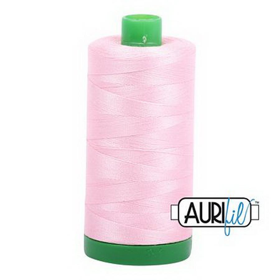 Aurifil Cotton Mako Thread 40wt 1000m Box of 6 BABY PINK
