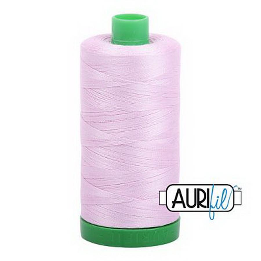 Aurifil Cotton Mako Thread 40wt 1000m Box of 6 LIGHT LILAC