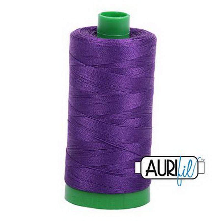 Aurifil Cotton Mako Thread 40wt 1000m Box of 6 MEDIUM PURPLE