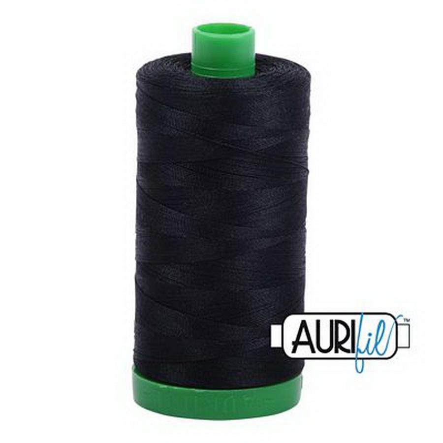Cotton Mako Thread 40wt 1000m 6ct BLACK BOX06