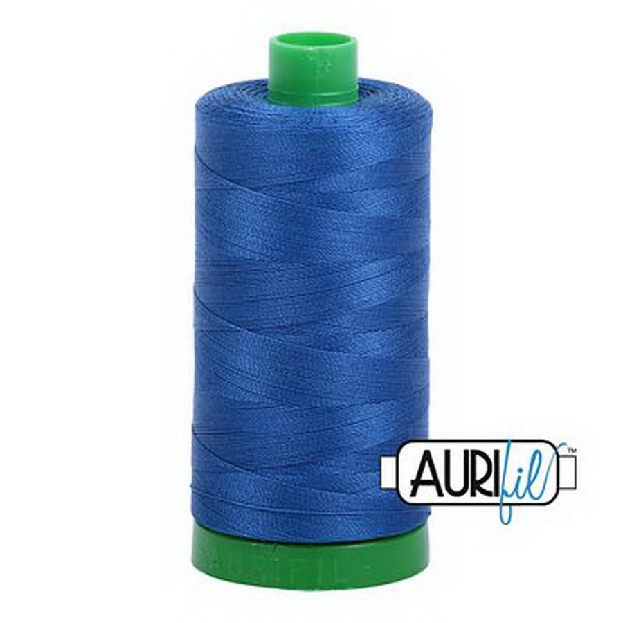 Aurifil Cotton Mako Thread 40wt 1000m Box of 6 DARK COBALT