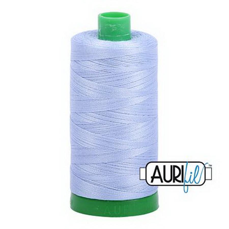 Aurifil Cotton Mako Thread 40wt 1000m Box of 6 VERY LIGHT DELFT