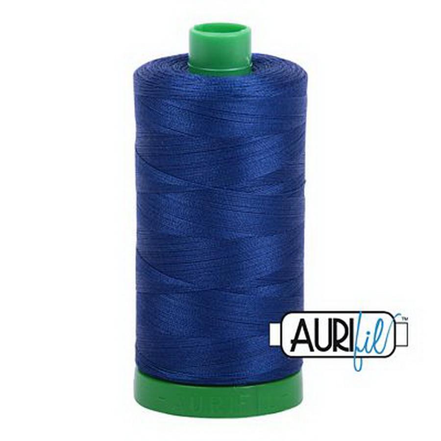 Aurifil Cotton Mako Thread 40wt 1000m Box of 6 DARK DELFT BLUE