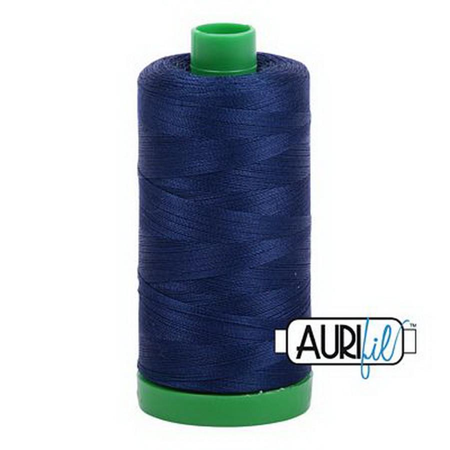 Aurifil Cotton Mako Thread 40wt 1000m Box of 6 DARK NAVY