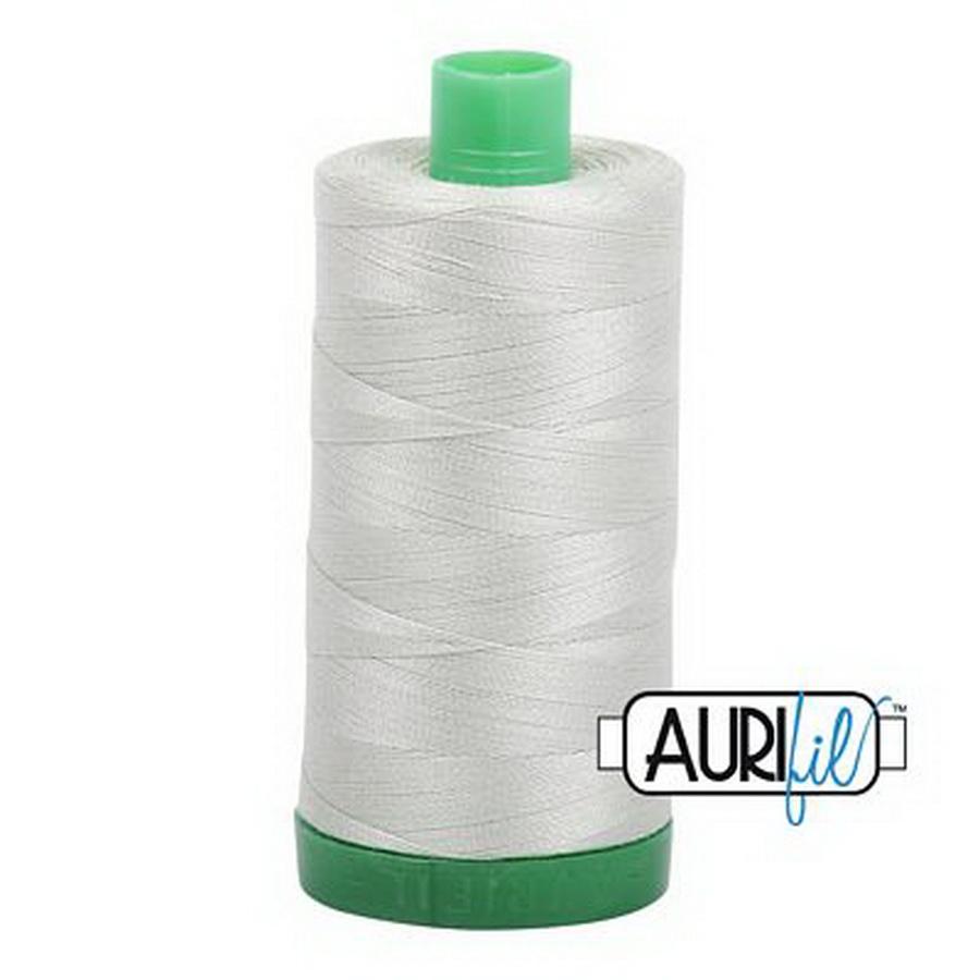 Cotton Mako Thread 40wt 1000m 6ct LIGHT GRAY GREEN BOX06