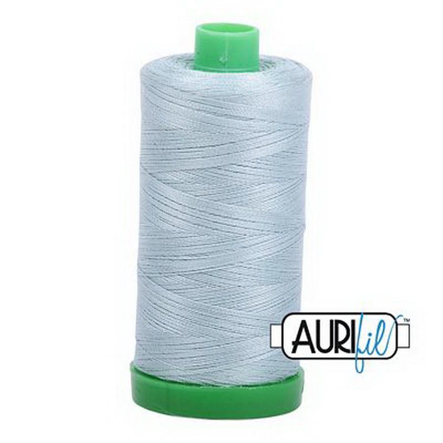 Aurifil Cotton Mako Thread 40wt 1000m Box of 6 BRIGHT GRAY BLUE