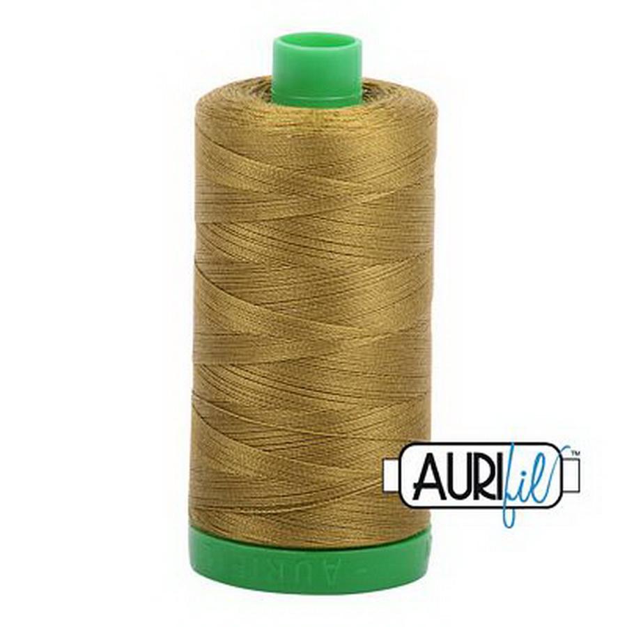 Aurifil Cotton Mako Thread 40wt 1000m Box of 6 MEDIUM OLIVE
