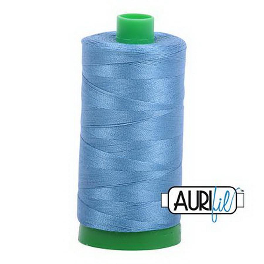 Aurifil Cotton Mako Thread 40wt 1000m 6ct WEDGEWOOD