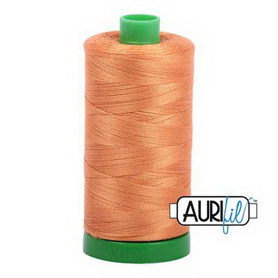 Aurifil Cotton Mako Thread 40wt 1000m 6ct MEDIUM ORANGE