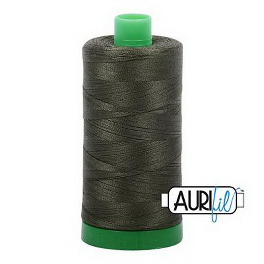 Cotton Mako Thread 40wt 1000m 6ct DARK GREEN BOX06
