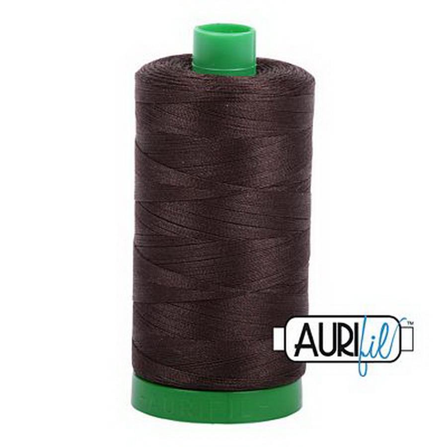 Cotton Mako Thread 40wt 1000m 6ct DARK BROWN BOX06