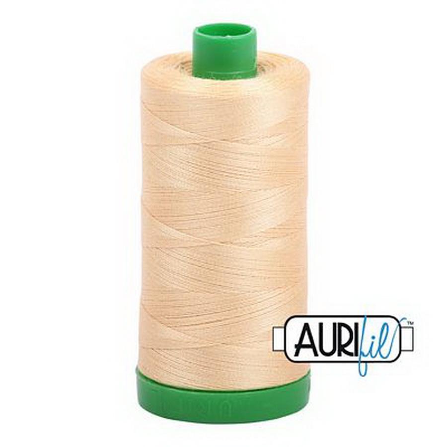 Aurifil Cotton Mako Thread 40wt 1000m 6ct CAMEL