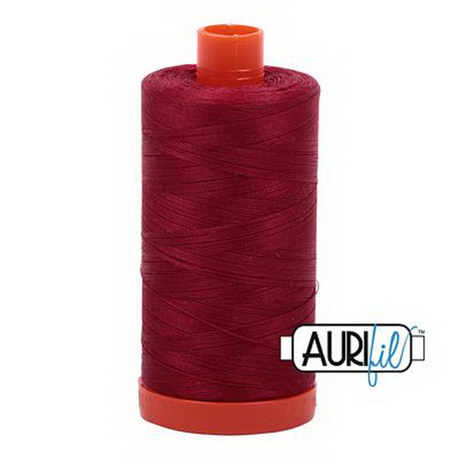 Aurifil Cotton Mako Thread 50wt 1300m 6ct BURGUNDY