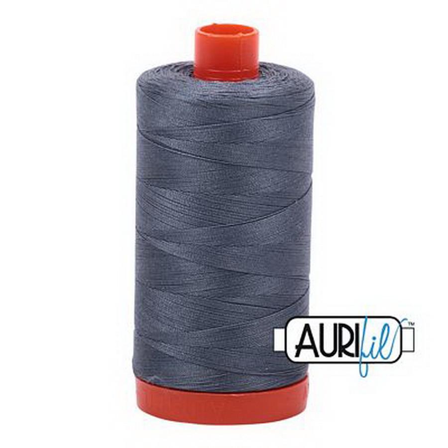 Aurifil Cotton Mako Thread 50wt 1300m Box of 6 GRAY