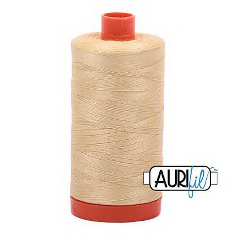 Cotton Mako Thread 50wt 1300m 6ct WHEAT BOX06