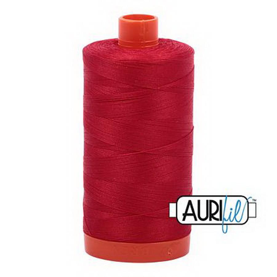 Aurifil Cotton Mako Thread 50wt 1300m Box of 6 RED