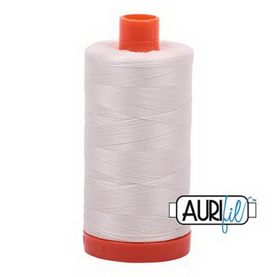 Aurifil Cotton Mako Thread 50wt 1300m Box of 6 MUSLIN