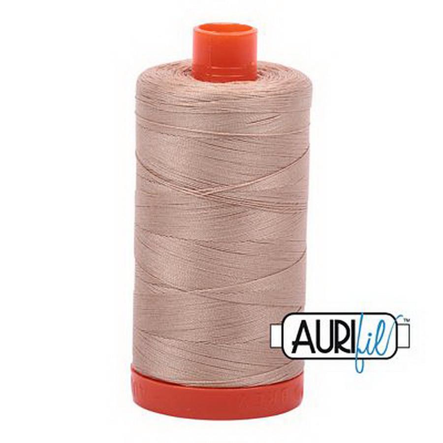 Aurifil Cotton Mako Thread 50wt 1300m Box of 6 BEIGE