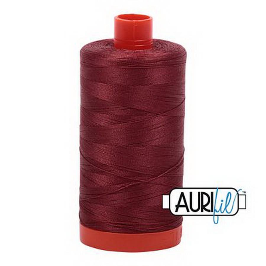 Aurifil Cotton Mako Thread 50wt 1300m Box of 6 RAISIN