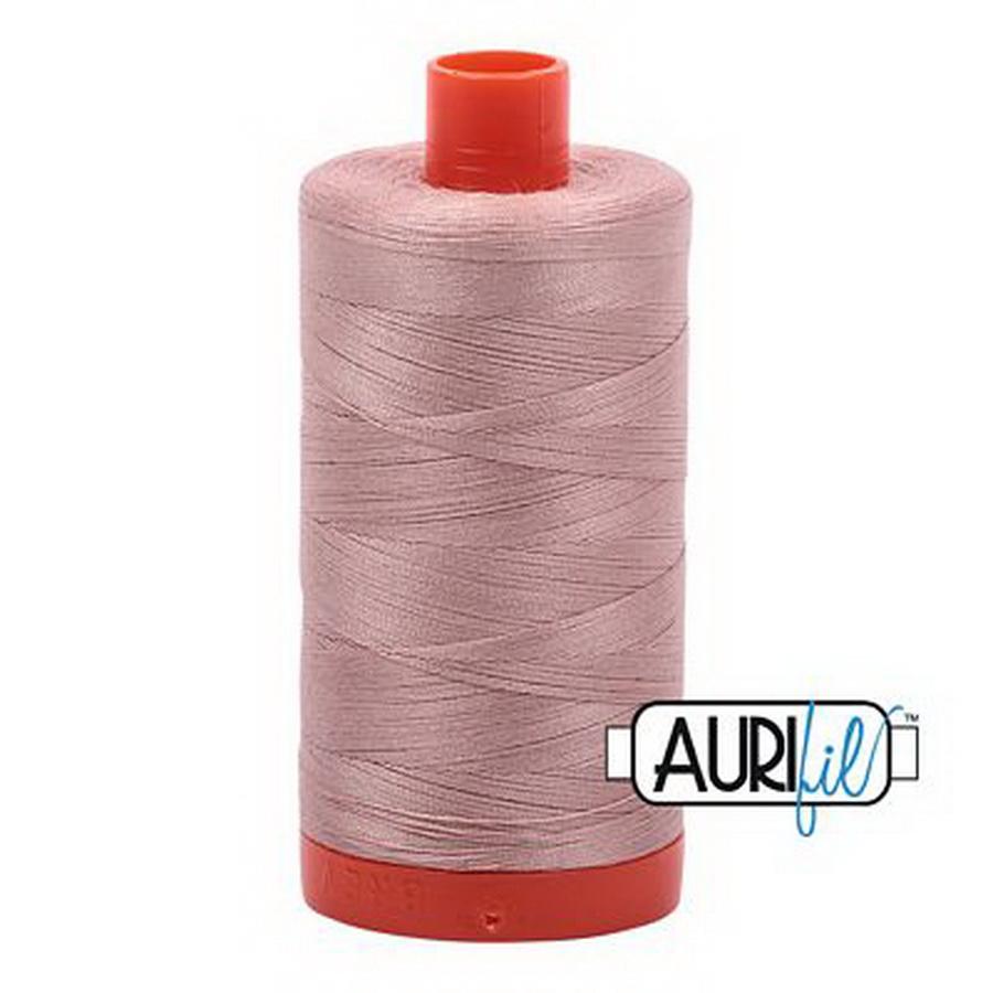 Aurifil Cotton Mako Thread 50wt 1300m Box of 6 ANTIQUE BLUSH