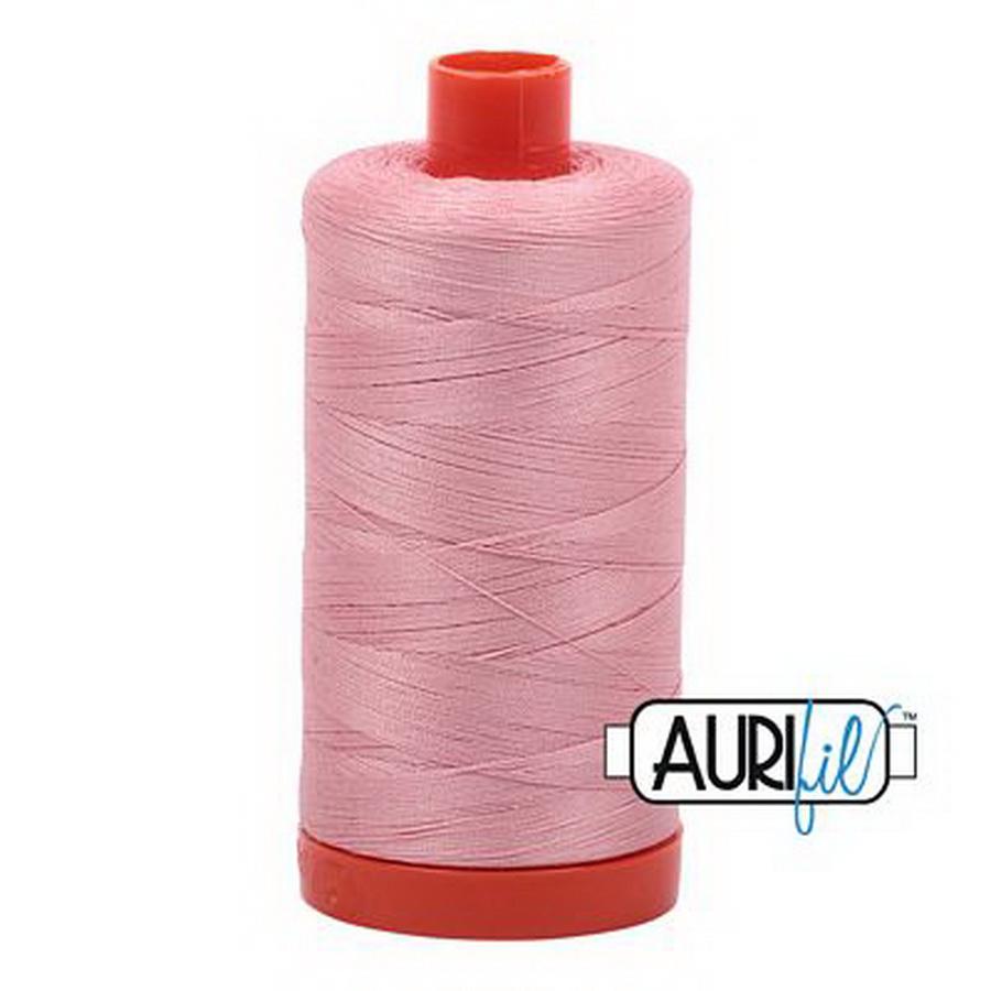 Aurifil Cotton Mako Thread 50wt 1300m Box of 6 LIGHT PEONY