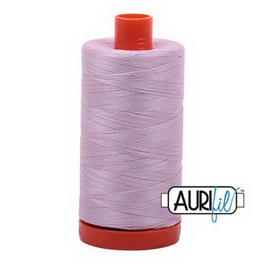Aurifil Cotton Mako Thread 50wt 1300m Box of 6 LIGHT LILAC