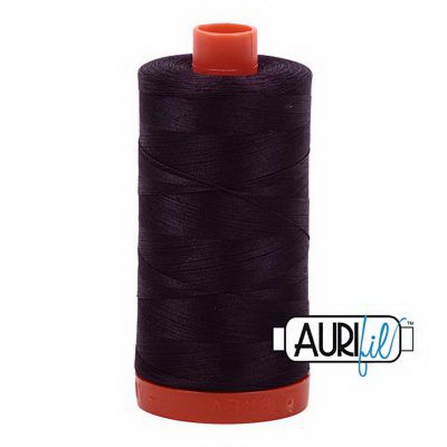 Aurifil Cotton Mako Thread 50wt 1300m Box of 6 AUBERGINE